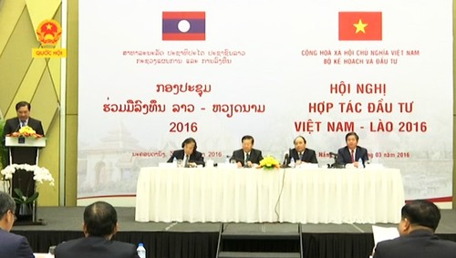 Hội nghị hợp tác đầu tư Việt Nam-Lào lần thứ 2 năm 2016 - ảnh 1